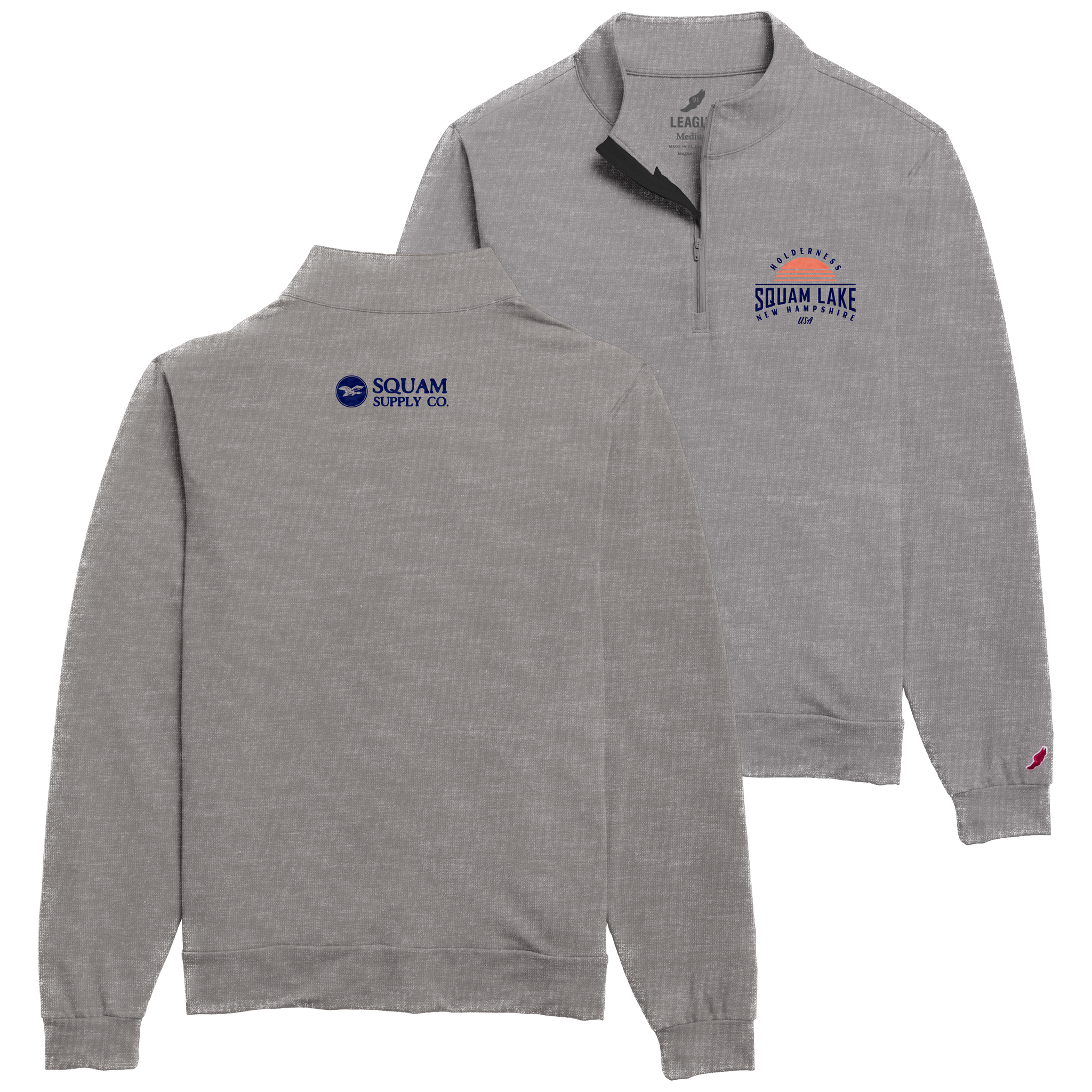 Squam Sunset All Day 1/4 Zip Pullover