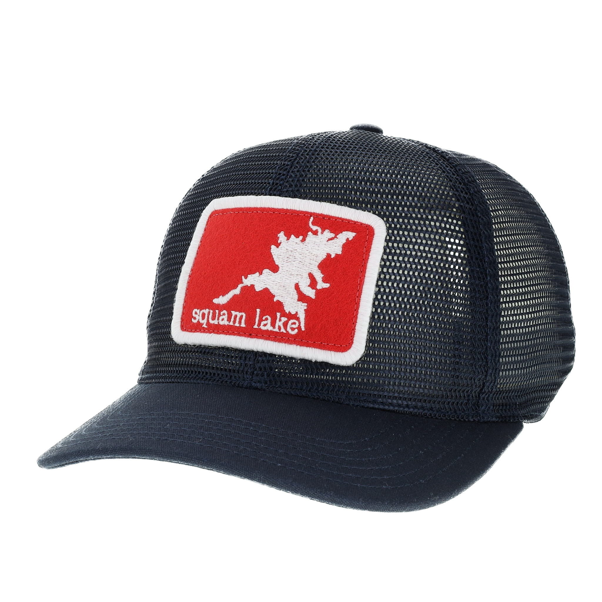 Classic Squam Lake Patch Meshy Hat