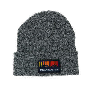 Cuff Beanie with Squam Segment PVC Patch
