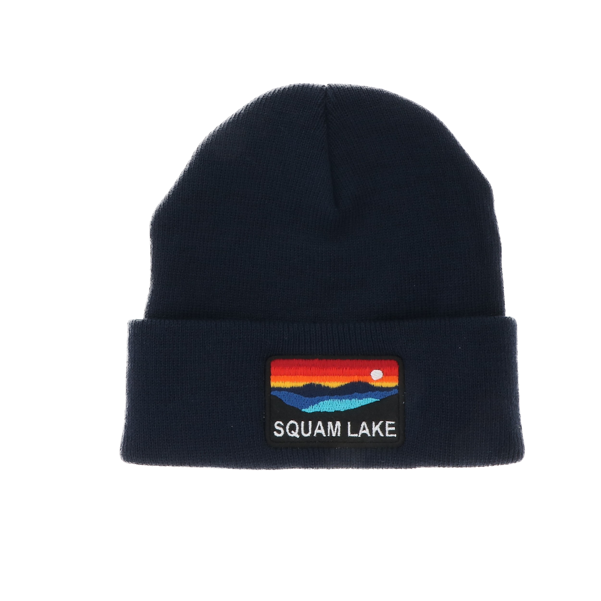 Youth Squam Horizon Patch Cuff Beanie