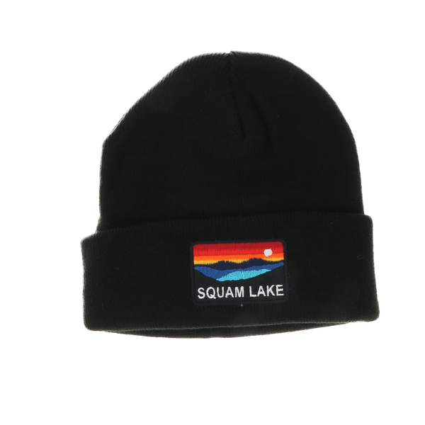 Youth Squam Horizon Patch Cuff Beanie