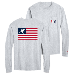 Squam Flag Long Sleeve Pocket Shirt