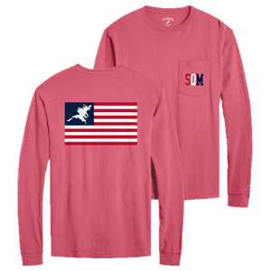Squam Flag Long Sleeve Pocket Shirt