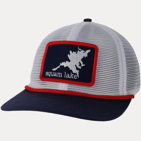 Classic Squam Lake Patch Meshy Hat