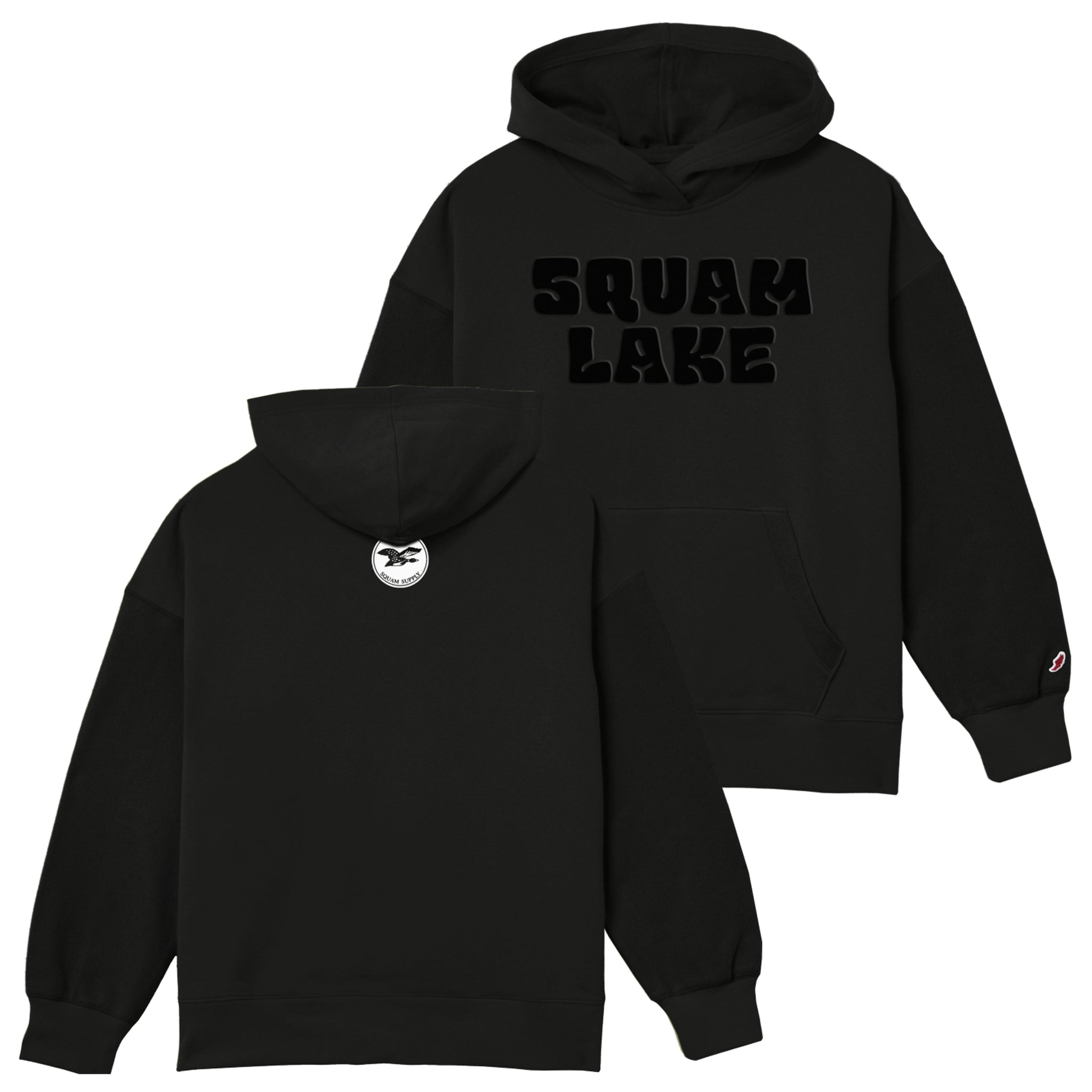 Squam Puff Reverse Fleece Hood