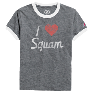 Heart Squam Youth Ringer Tee
