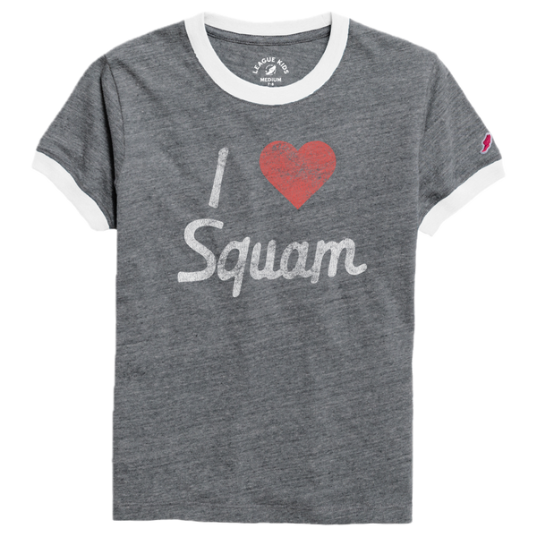 Heart Squam Youth Ringer Tee