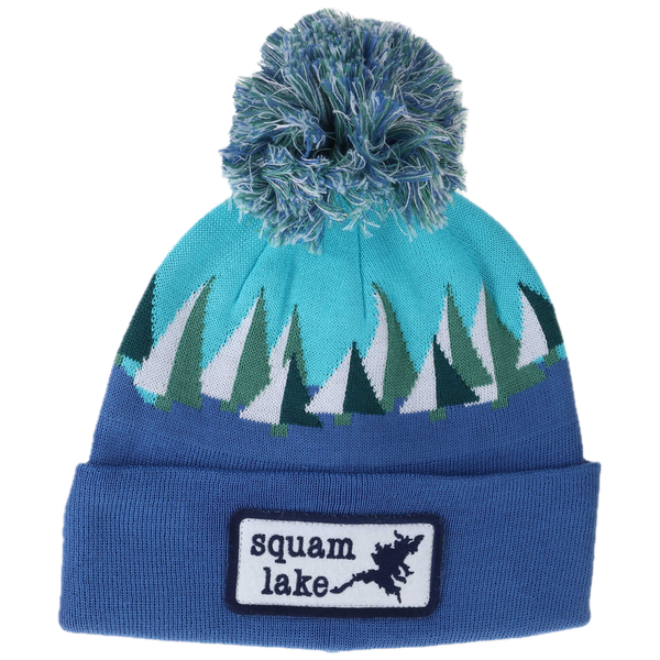 Classic Squam Lake Patch Youth Beanie