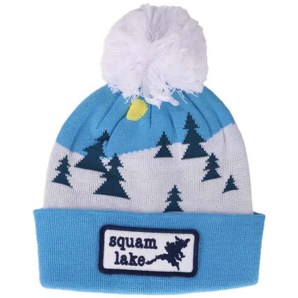 Classic Squam Lake Patch Youth Beanie