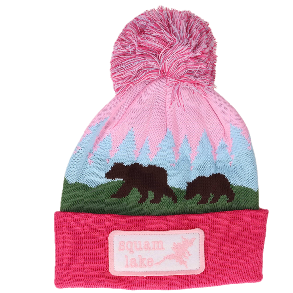 Classic Squam Lake Patch Youth Beanie