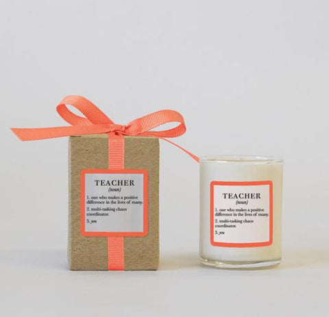 Small Teacher Candle