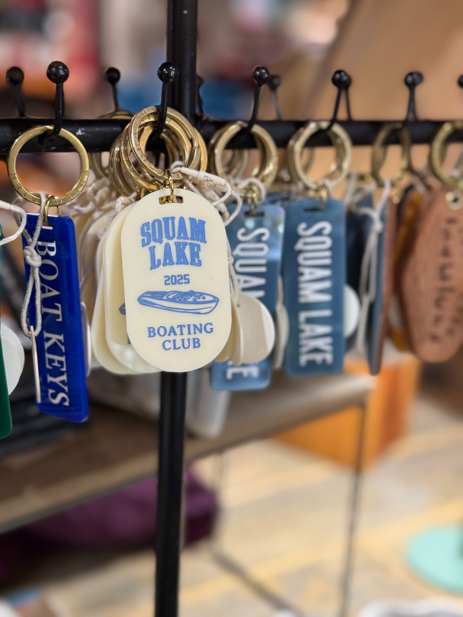 Freshwater Squam Boating Club Keychain
