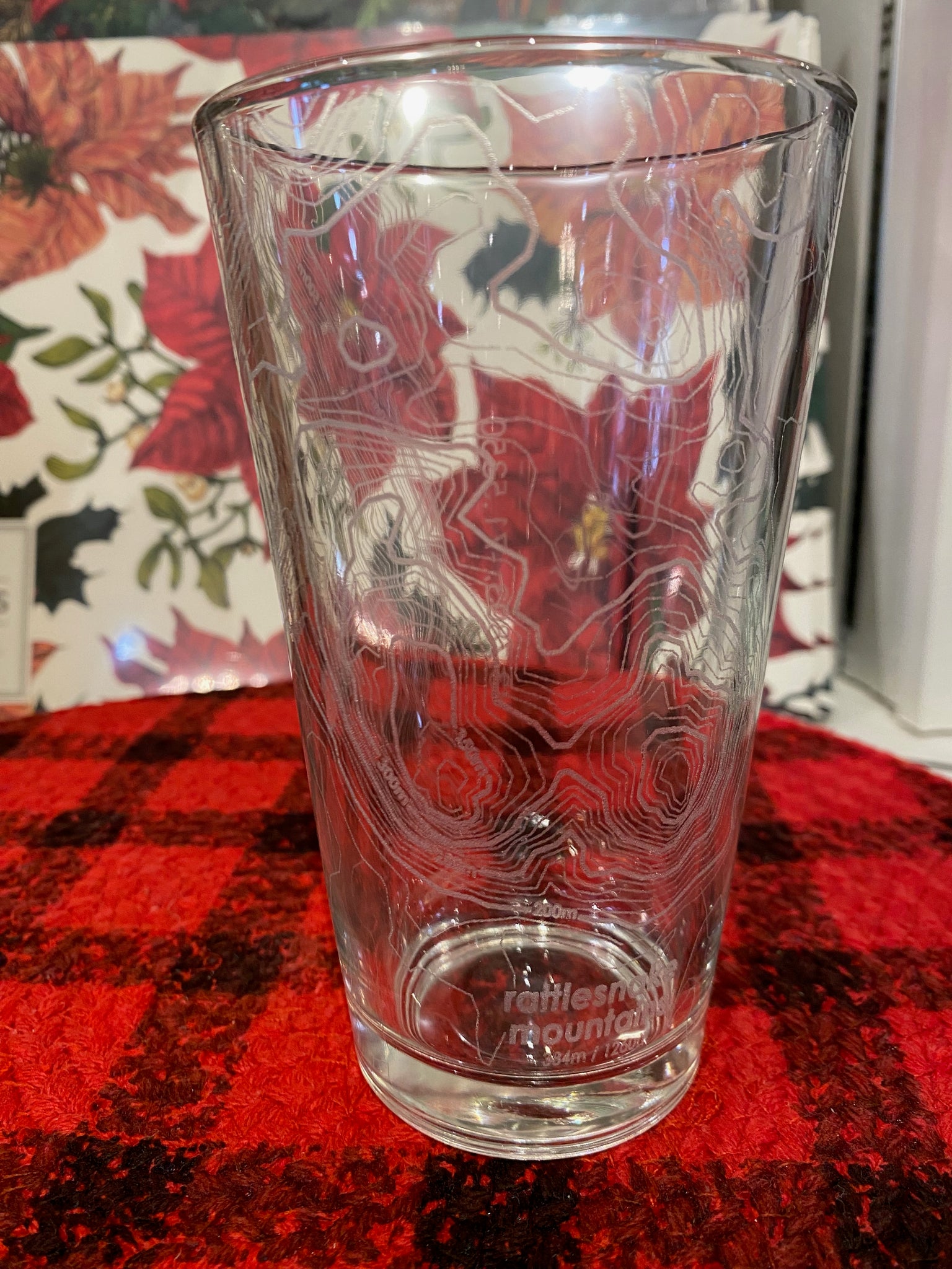 Rattlesnake Mountains Well Told Pint Glass