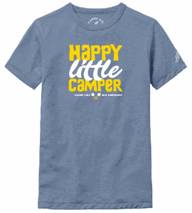 Youth Light Blue Happy Camper T-shirt