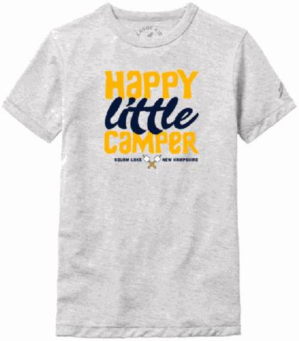 Youth Heathered Linen Happy Camper T-shirt